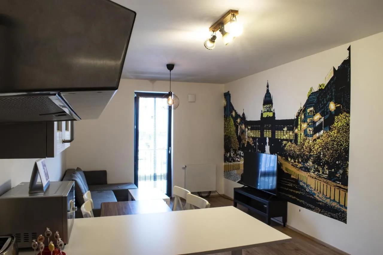 Apartmán Central Prague Vitkov - Free Parking